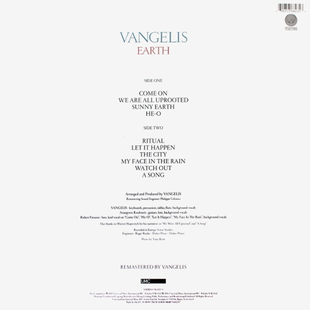 Vangelis / Earth (LP)