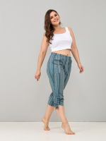 Бриджи Д-6/рогожкаизумруд-цепочка