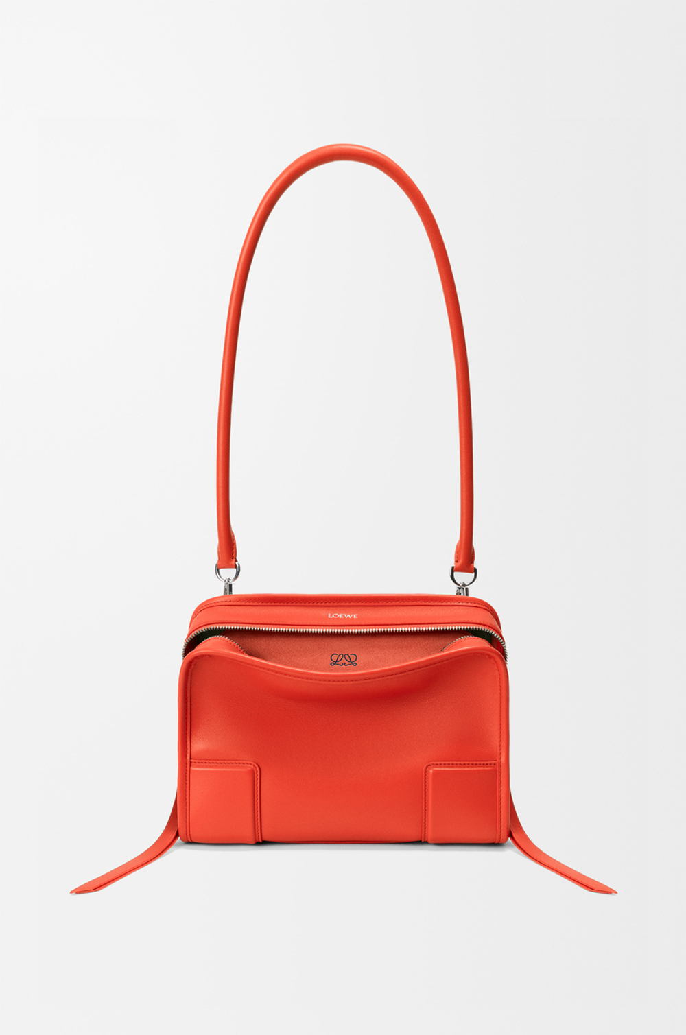 Loewe Маленькая сумка Amazona 180 из мягкой телячьей кожи, оранжевый