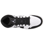 Jordan 1 Mid White Black GS