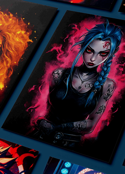 Картина на стену на металле от MetallSubArt "Аркейн"