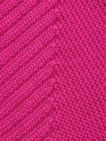 Чепчик для девочки вязаный на завязках на осень