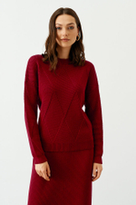 22740 Джемпер женский (бордовый)