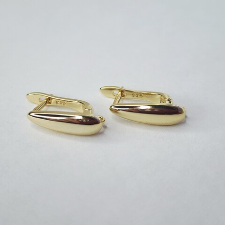 Ювелирные швензы, английский замок, позолота, люкс фурнитура