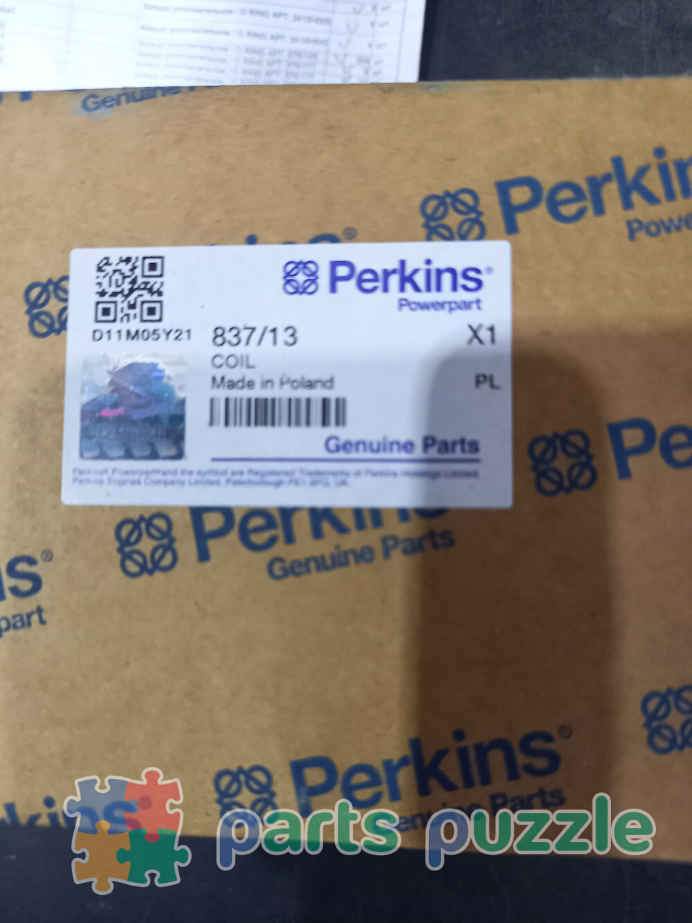 Катушка зажигания, оригинал / COIL АРТ: 837/13