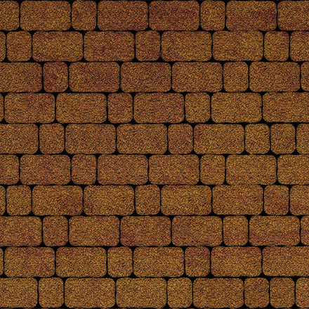 Тротуарная плитка Арена - Листопад гранит Каир, комплект из 2 видов плит