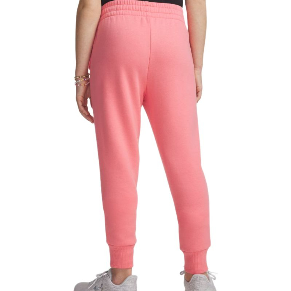 Брюки для девочки теннисные Under Armour Rival Fleece - bittersweet pink/white
