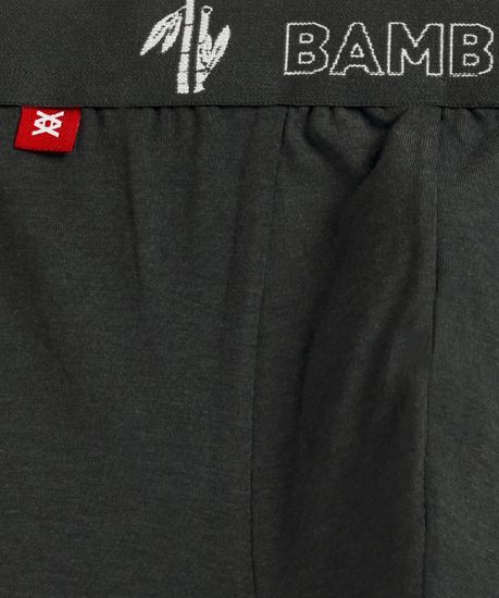 Трусы мужские боксеры (2шт), Atlantic 2MH-1187, черный + хаки