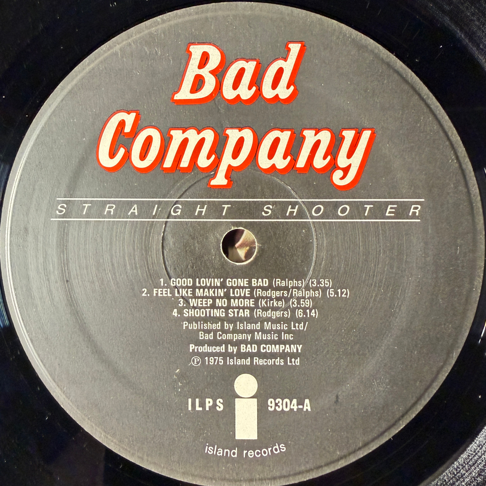 Bad Company - Straight Shooter (Англия 1975г.)