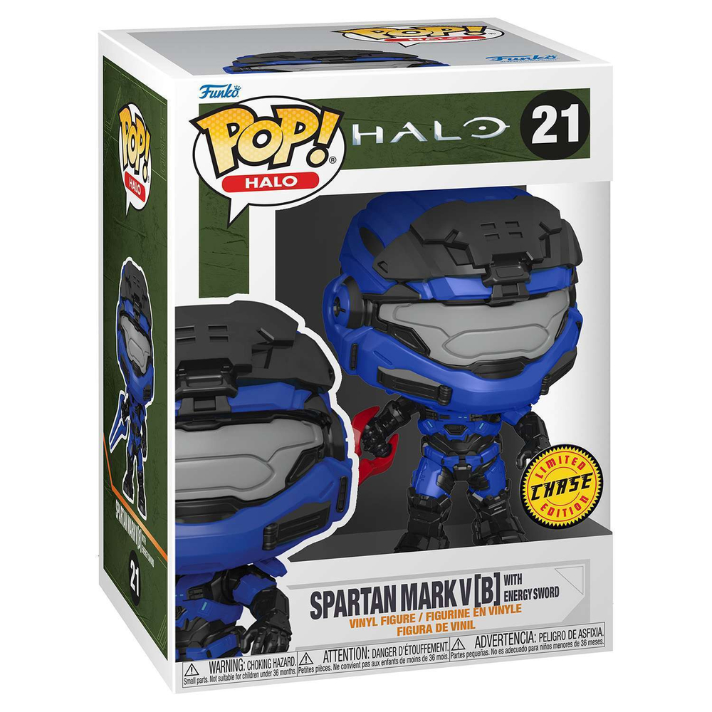 Фигурка Funko POP! Games Halo Infinite Spartan Mark V [B] with Energy Sword Chase (21)