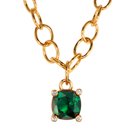 Колье Dyrberg Kern RAMINA SG EMERALD GREEN 450125