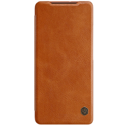 Кожаный чехол-книжка Nillkin Leather Qin для Samsung Galaxy S21 Ultra