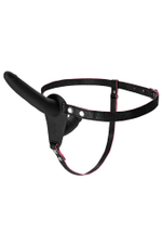 Страпон на креплении Black&Red черный 24 см