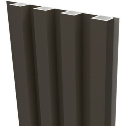 Стеновая реечная панель WPC Серый кварц, 290x16,8 см