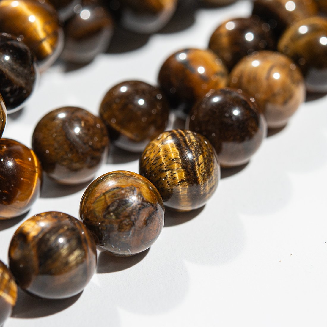 Тигровый глаз натуральный эконом, 12,3мм, шар