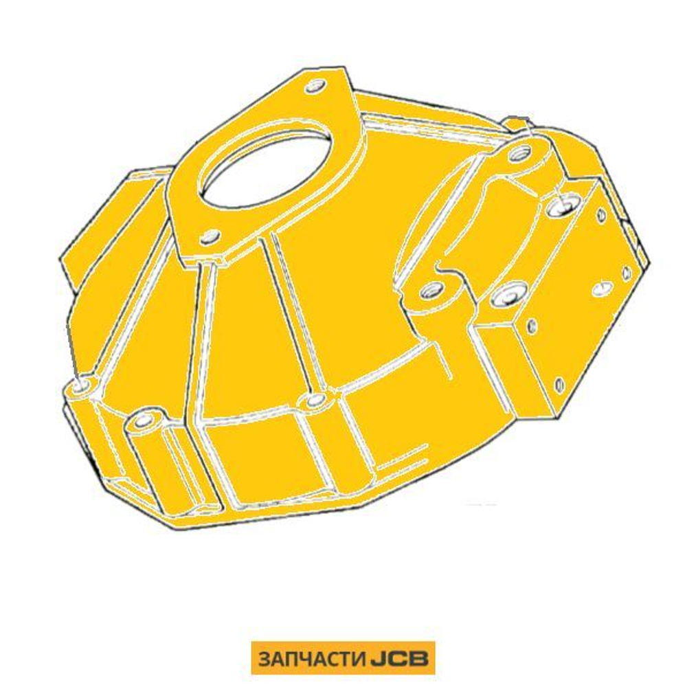 Кожух корпуса ДВС JCB 320/05187