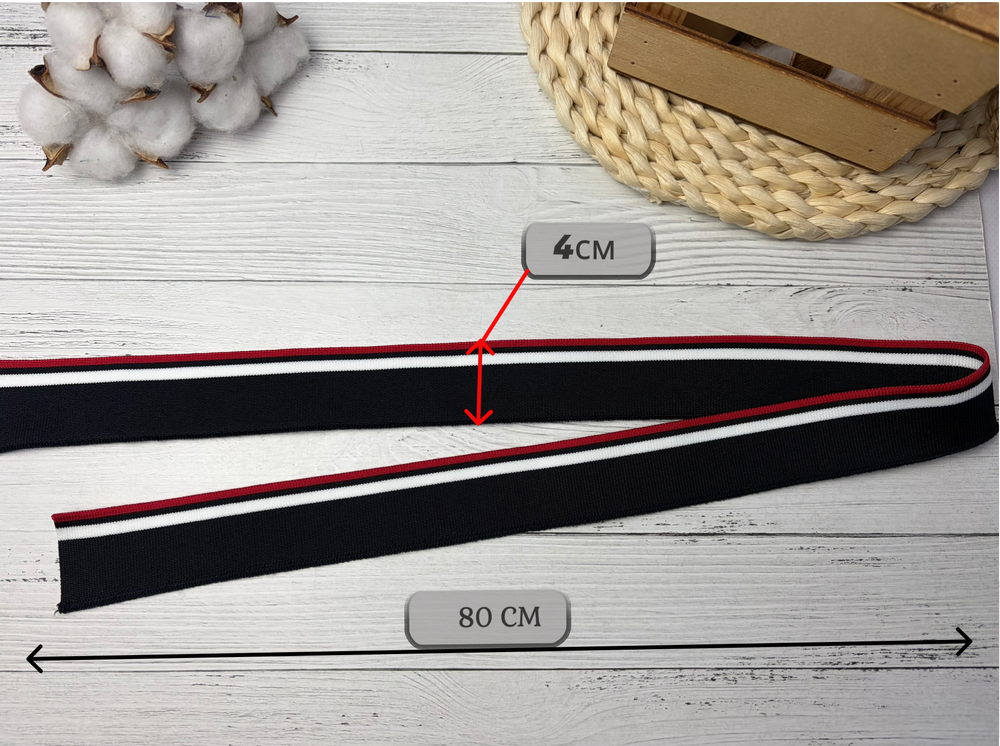 НАБОР Подвязов ДЛЯ ПОЛО черно-синий mon 2шт