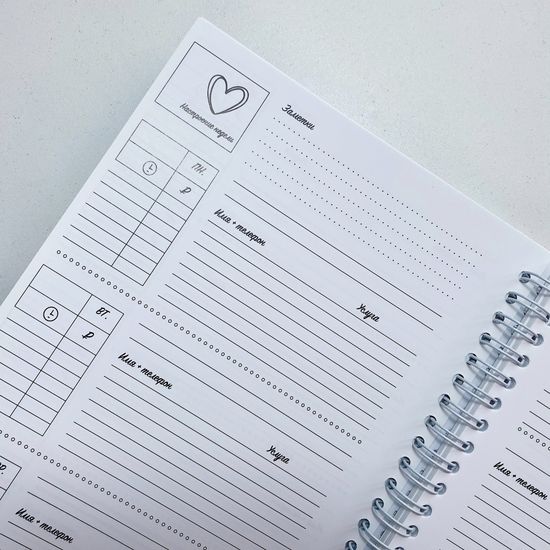 Планер для бьюти мастера №3