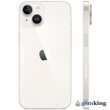 Apple iPhone 14 128GB Starlight «Сияющая звезда» A2882 MPUR3 EU DUAL SIM (nano SIM + eSIM)