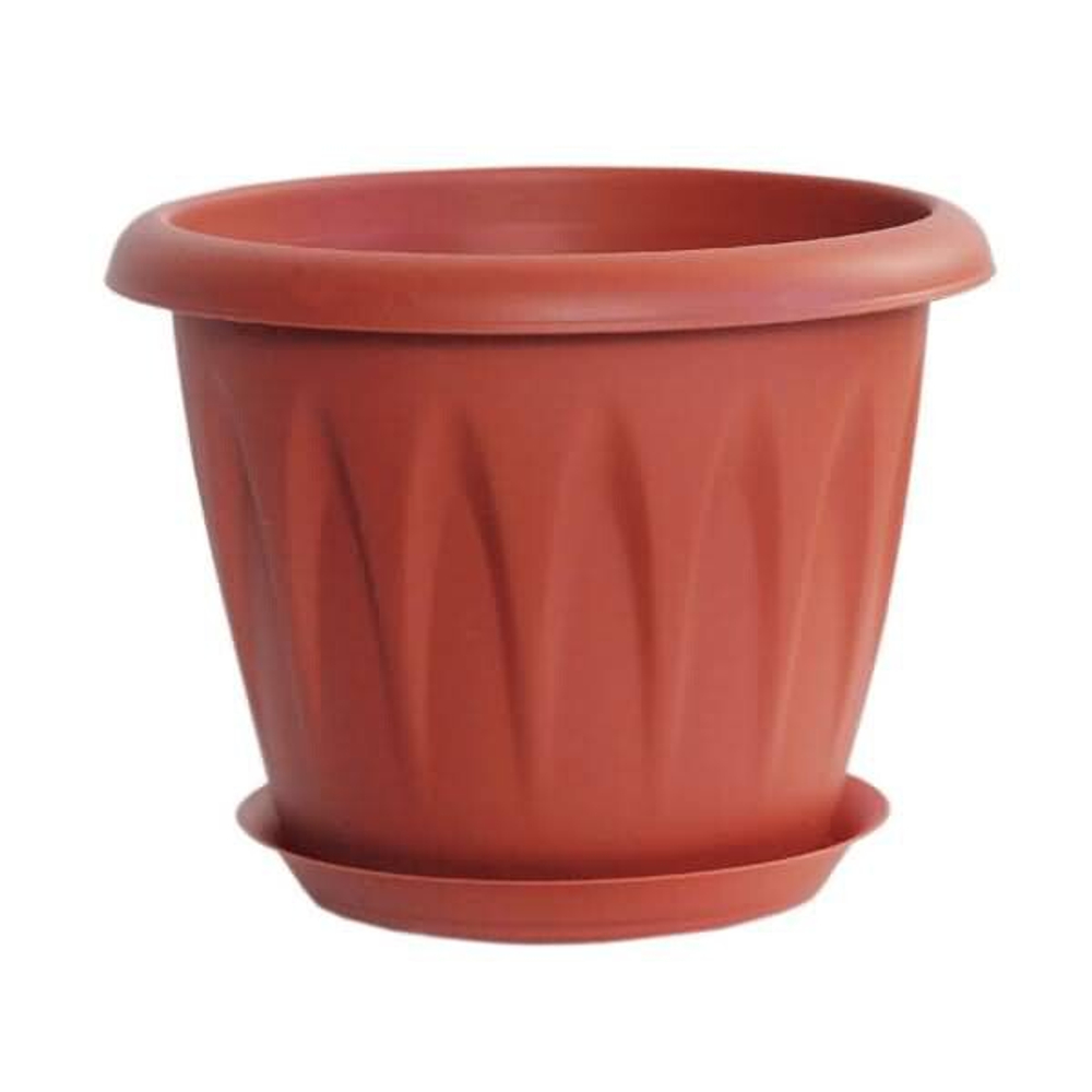 Кашпо АЛИЦИЯ с поддоном D200мм 2,6л, М3067