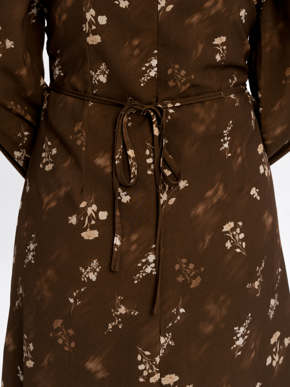 Платье-миди в цветочный принт