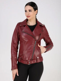 Кожаная куртка демисезонная косуха