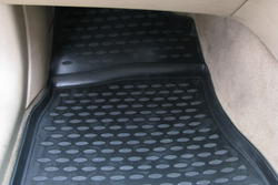Коврики Standard, в салон TOYOTA Mark 2 GX110 2000-2004, П.Р., 4 шт. (полиуретан, чёрные) Element.NLC.48.24.210