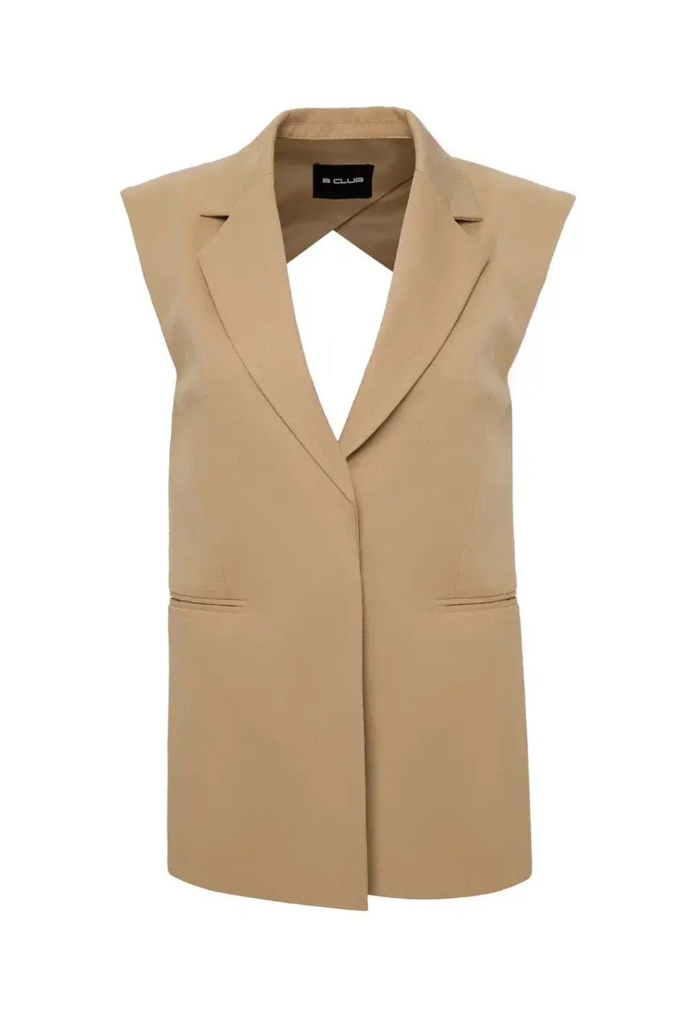 “Open back vest” Жилет с открытой спиной