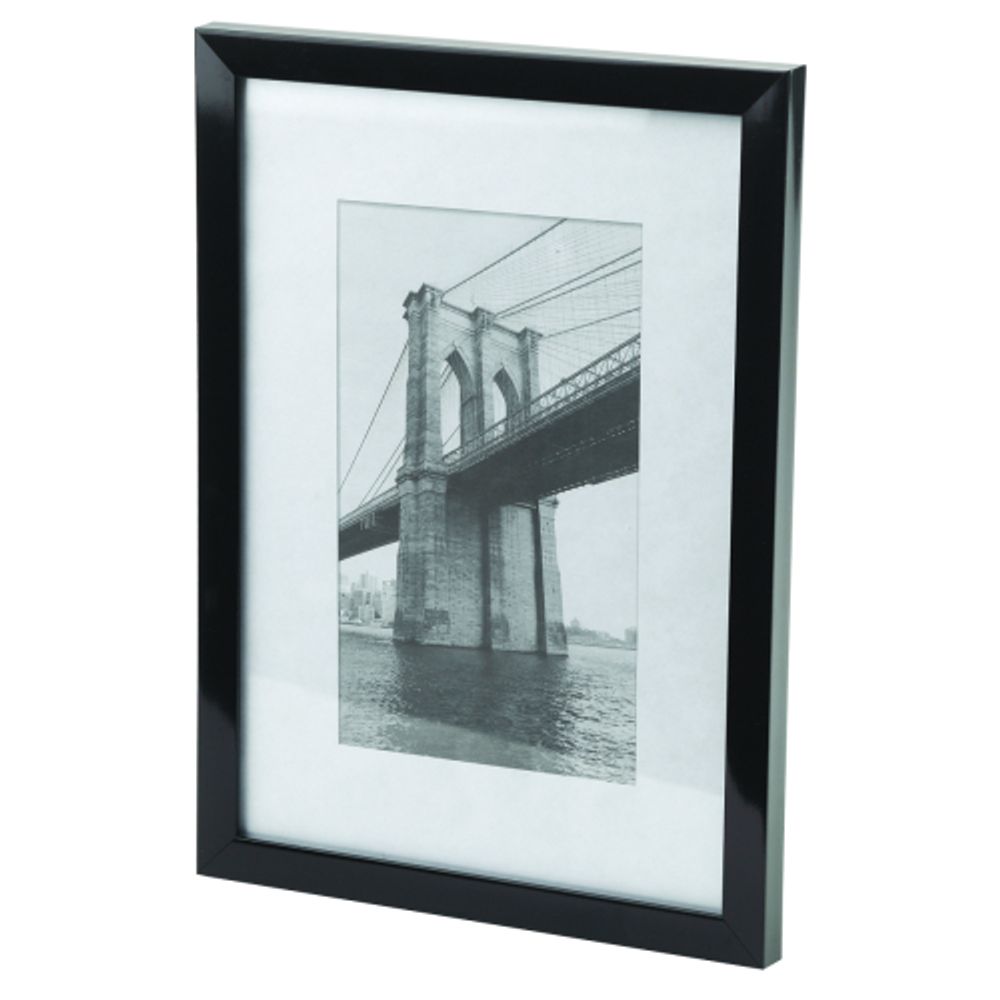 Фоторамка Image Art 501 30х40 пластиковая со стеклом чёрная