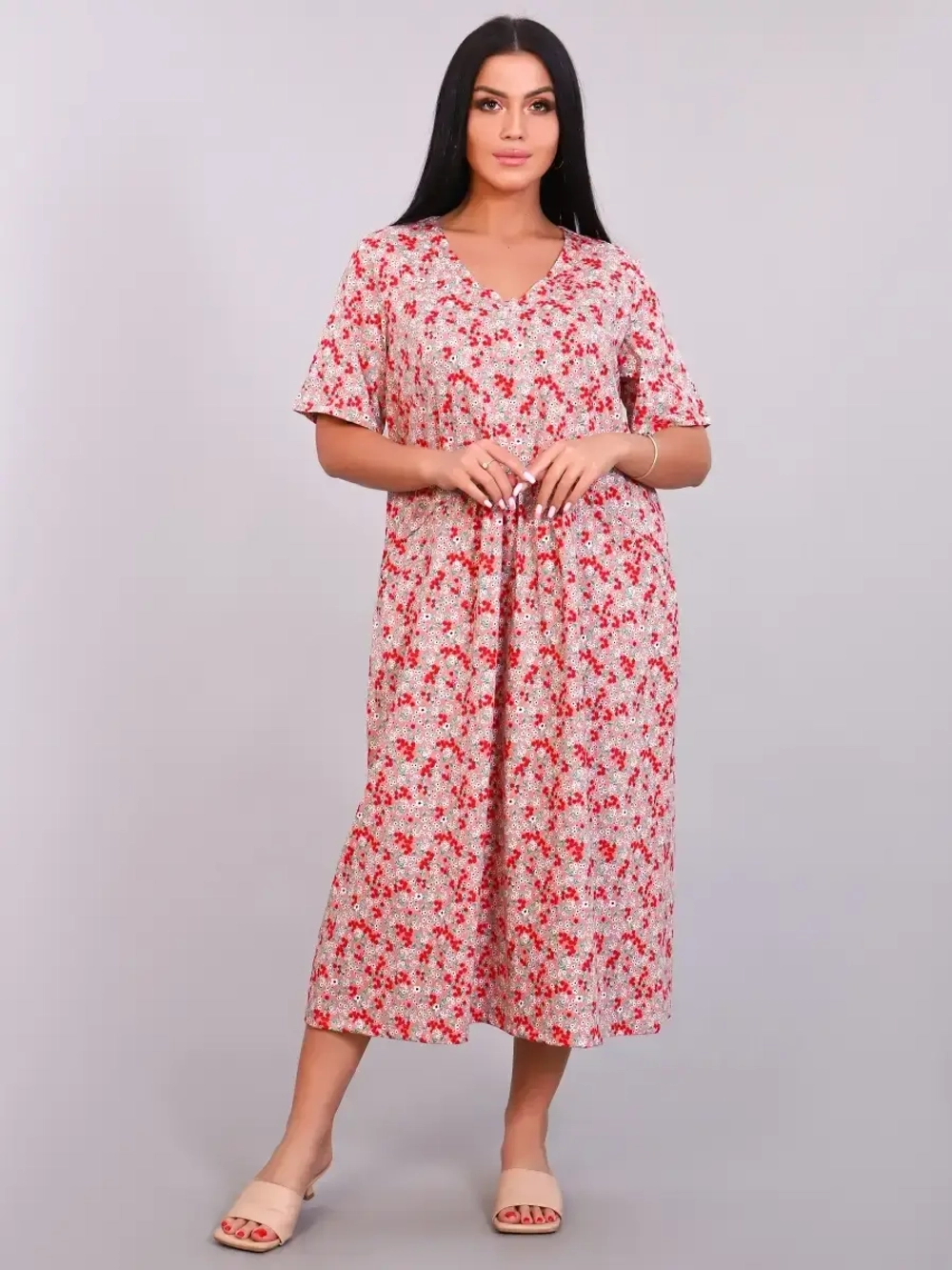 Платье бохо большие размеры