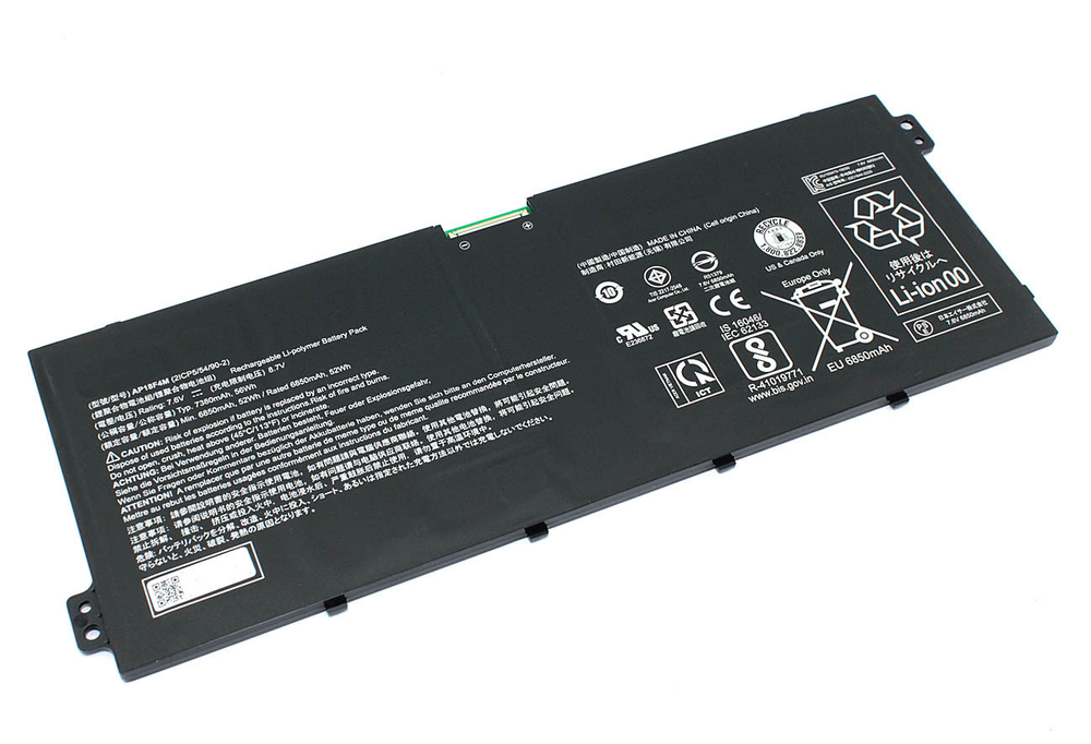 Аккумуляторная батарея для ноутбука Acer Chromebook 715 CB715-1WT (AP18F4M) 7.6V 6850mAh