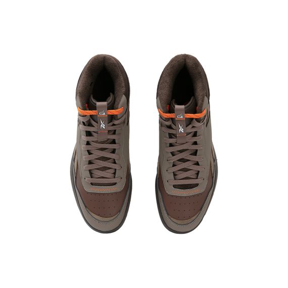 Reebok Винтажные баскетбольные кроссовки MID Топ Коричневый Унисекс