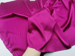 Атлас-стрейч, эластичный, бельевой, фуксия