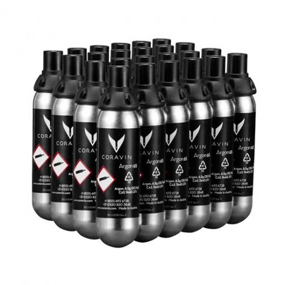 Упаковка из 24-х капсул с газом Аргон для Coravin