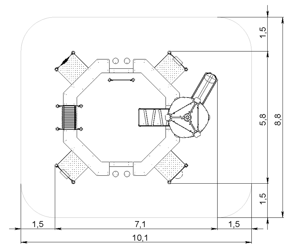 Игровой комплекс Алфавит ДГ501.00