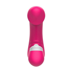 Розовый вибромассажёр с клиторальной стимуляцией (Цвет: розовый)