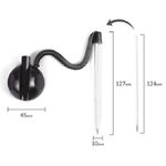 Ручка шариковая на подставке с липучкой Brauberg Стенд-Пен, синяя, 0.5мм, корпус чёрный