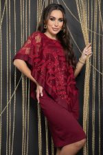 Платье Твой выход (бордо) П14586-7М LT Collection