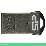 USB Flash-накопитель Silicon-Power Touch T01 32Gb металлически-черный (SP032GBUF2T01V1K)