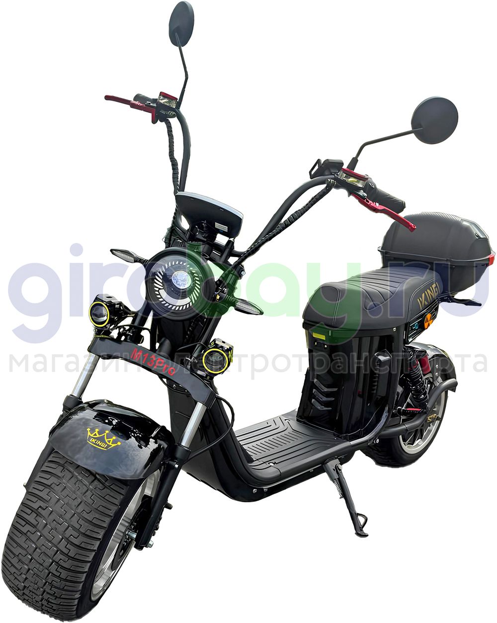 Электроскутер IKINGI M13 PRO 3999W (60V/28Ah) с кфором фото №5