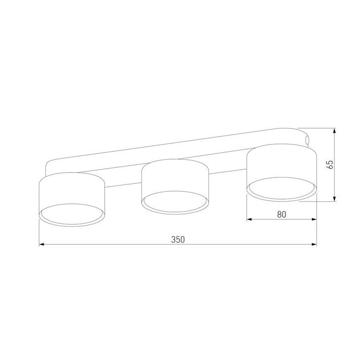 Потолочная люстра TK Lighting 3392 Space White