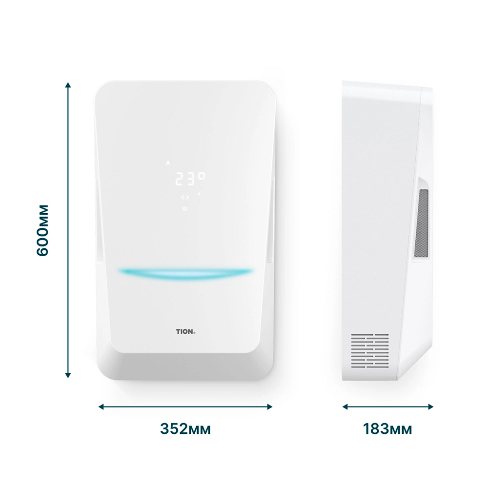 Бризер TION Bio X Base, приточный очиститель воздуха