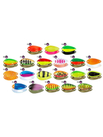 Блесна колеблющаяся для рыбалки на форель окуня голавля LureMax Dotty колебалка