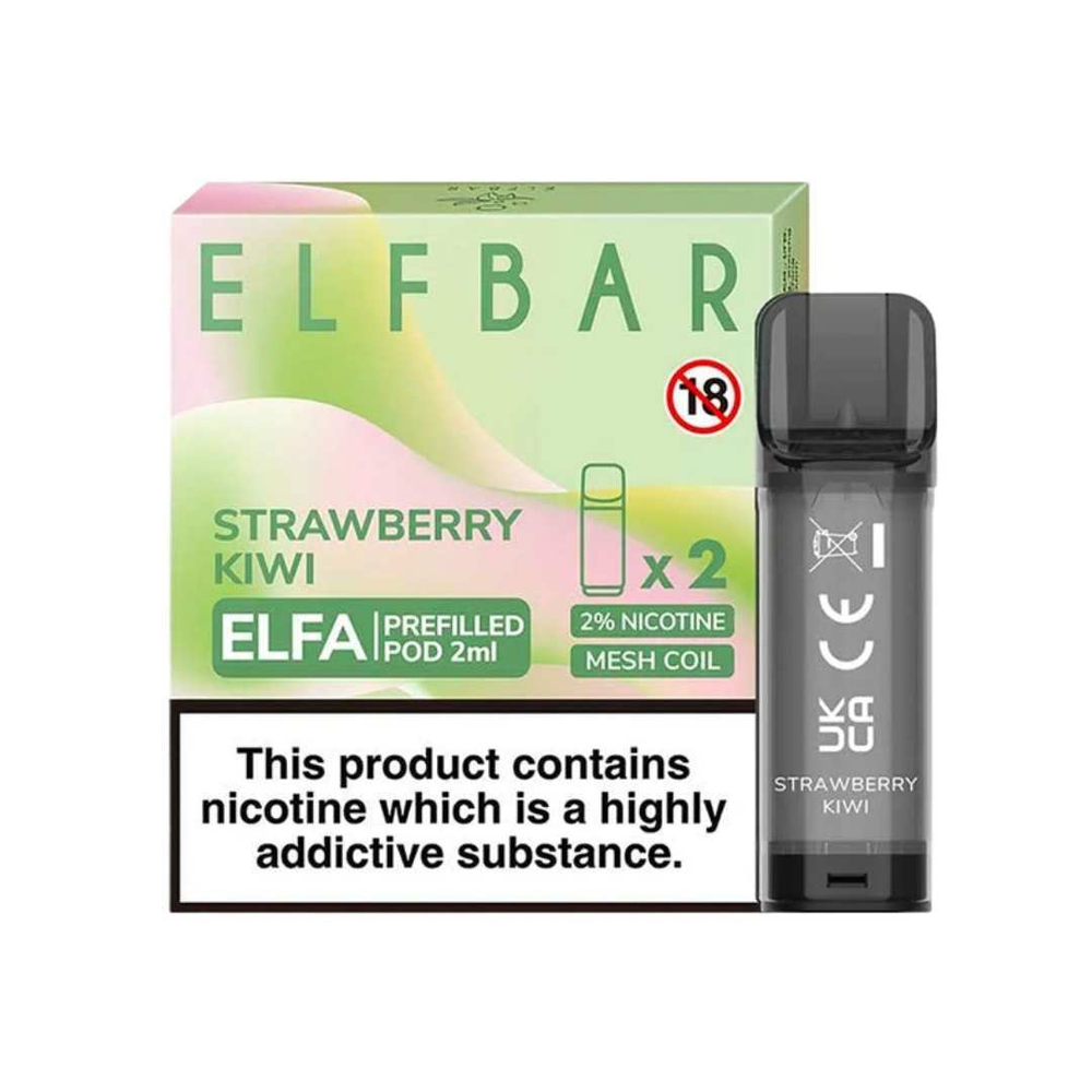 Elf Bar Elfa Pod - Strawberry Kiwi (x2, 5% nic)