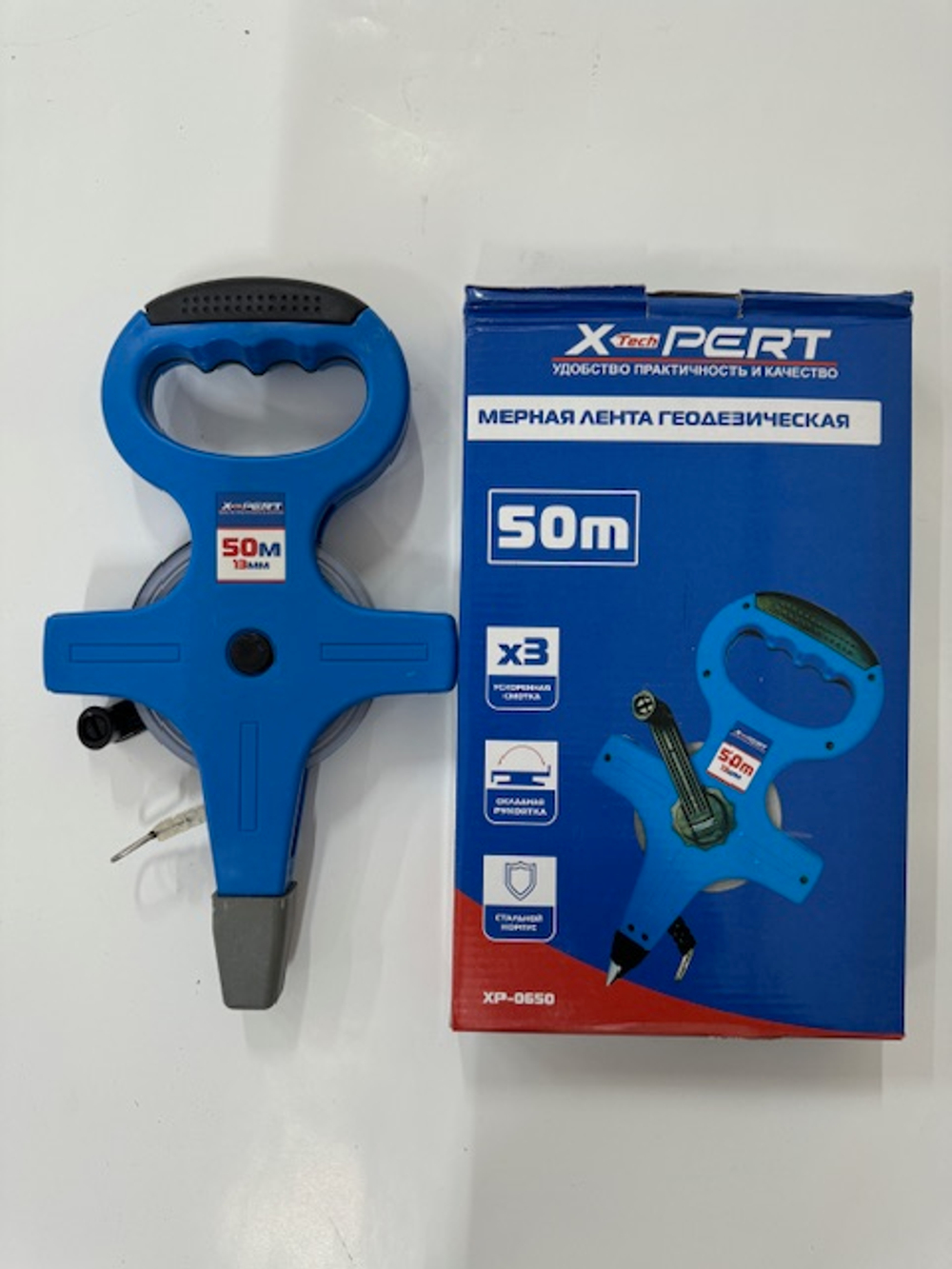 Мерная лента геодезическая 50м X-PERT