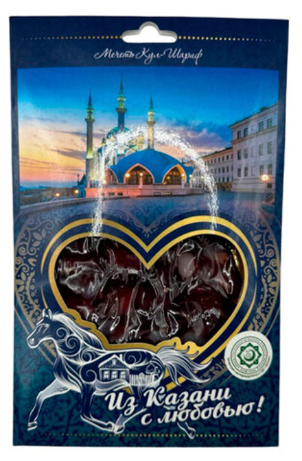 Колбаса сыровяленая "Конина", нарезка, 60 гр, Каусар