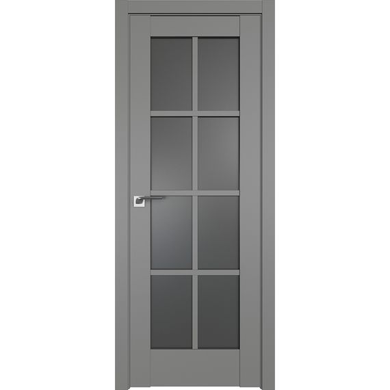 Фото межкомнатной двери экошпон Profil Doors 101U грей остеклённая