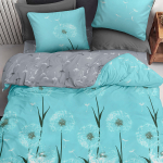 Постельное белье 1,5 поплин Павлайн Sweet Sleep Одуванчики вид 1 бирюза