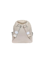 Рюкзак сумка женская из экокожи бежевая QOZA