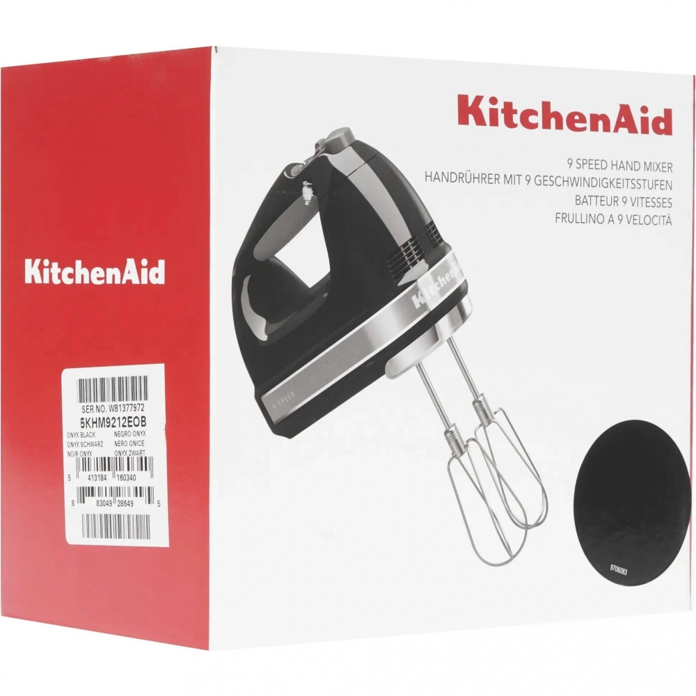 Миксер KitchenAid 5KHM9212EOB черный